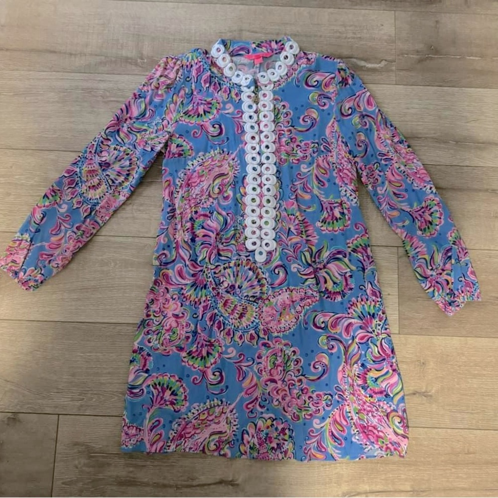 Lilly Pulitzer Long Sleeve Dress Size 12